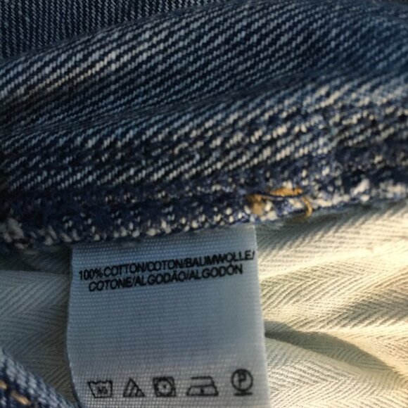 Free people button fly denim shorts size 25 - Picture 7 of 7